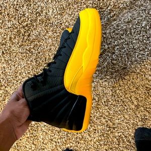 Shoes , Jordan’s , 7 black and gold